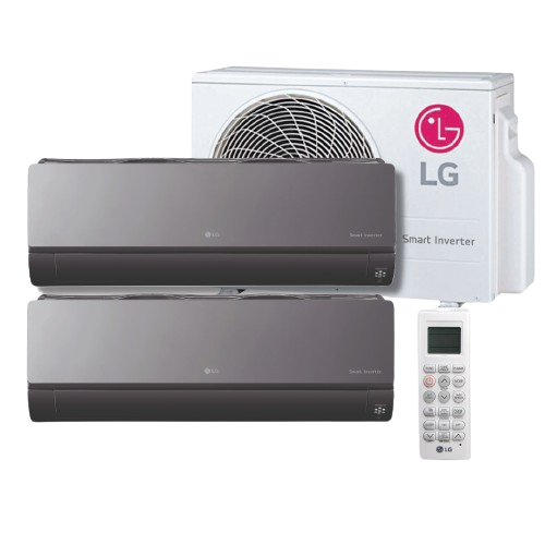 LG ARTCOOL Schwarz - DUO SET