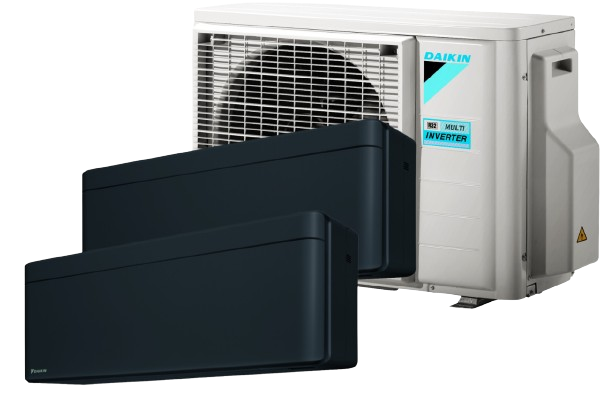 DAIKIN Stylish Mattschwarz - Duo SET